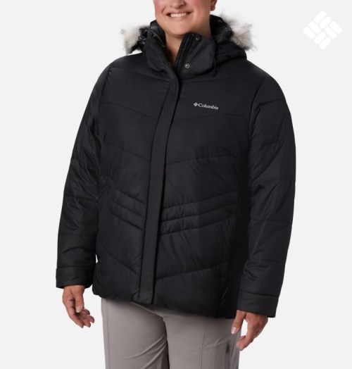 Women's Columbia Peak to Park Insulated Jackets Black | Plus Size CA-ZA64L